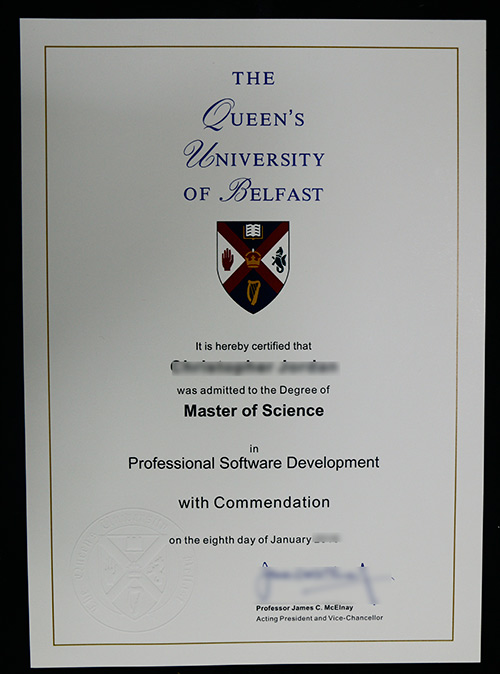 How much does it cost to buy a fake degree from Queen's University Belfast