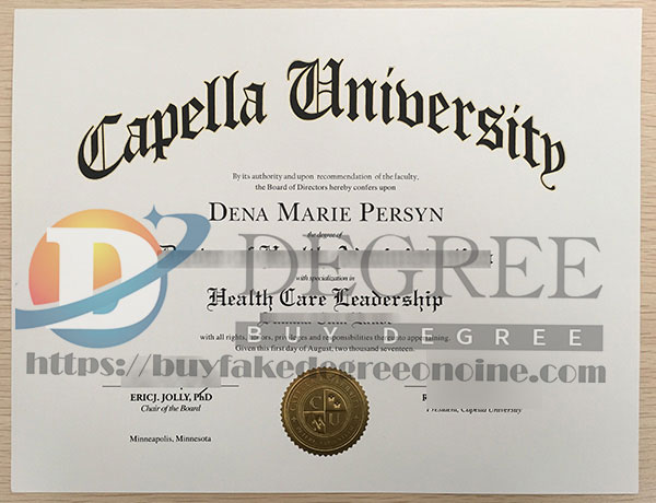 How much does it cost to buy Capella University fake certificates