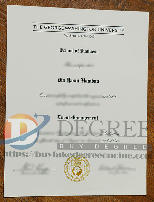 How to Get a GW Fake Degree