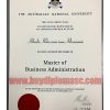 fake ANU certificate