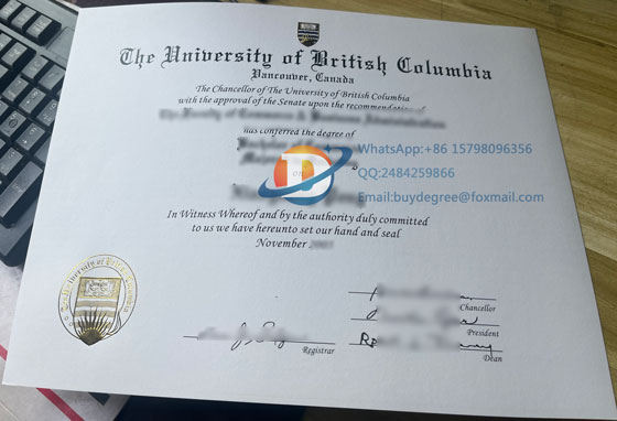  buy fake University of British Columbia diploma certificate