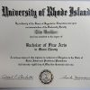 University of Rhode Island Degree Sample